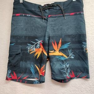 TRUE CRAFT 34‎ Blue Swim Trunks Unlined Board Shorts